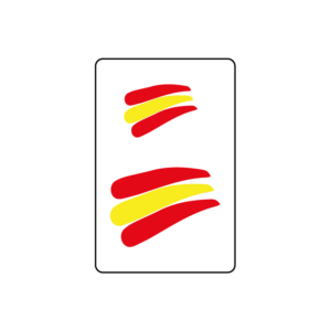 Adhesivos Bandera de España trazos