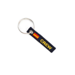 Llavero baby "crew" bandera