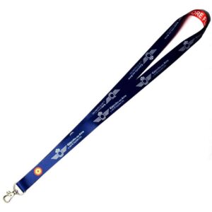 Lanyard del Ejercito del Aire y del Espacio mosquetón