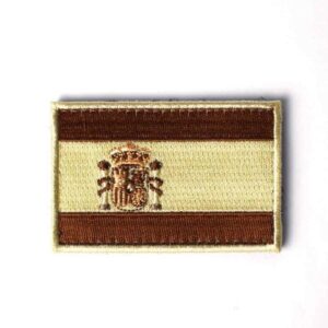 Parche bordado Bandera de España grande árida