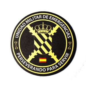 Parche Nylon 3D Ume Escudo Dorado