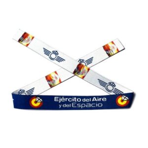 Pulsera de tela del Ejército del Aire y del Espacio con Escarapelas
