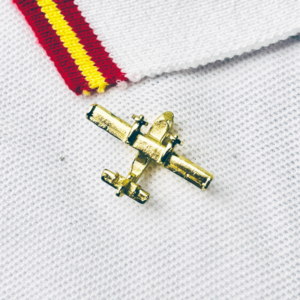 Pin Avión apaga fuegos dorado