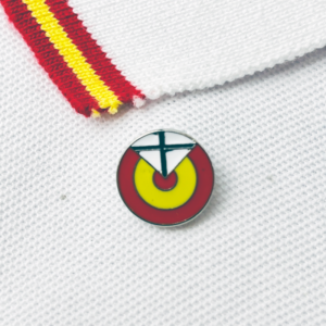 Pin Escarapela España Cruz de San Andres