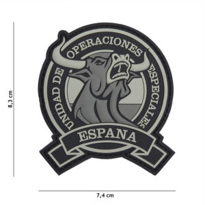 Parche 3D PVC España gris