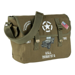 Bolso de hombro de lona Willys USA