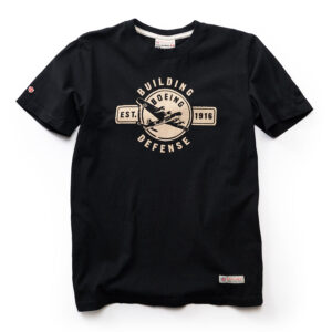 Camiseta negra de Boeing Building Defense