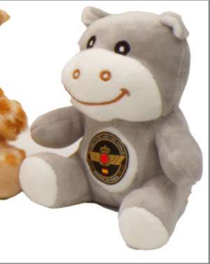 Hipopótamo Peluche con rokiski