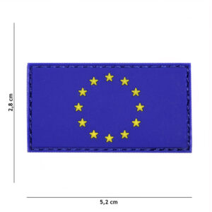 Parche 3D PVC EU - Europa - azul