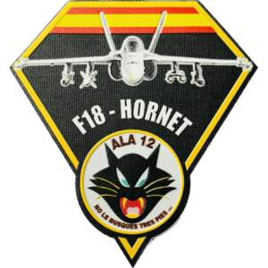 Parche Nylon 3D F-18 Hornet Ala 12
