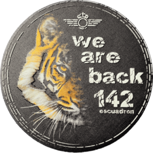 Parche nylon 3D Escuadrón 142