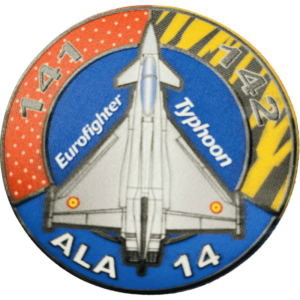 Parche Nylon 3D Eurofighter ALA 14 Escuadrones