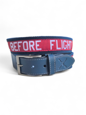 Cinturón «REMOVE BEFORE FLIGHT»