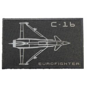 Parche rectangular C-16 Eurofighter