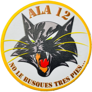 Parche de Nylon 3D Ala 12 Blanco