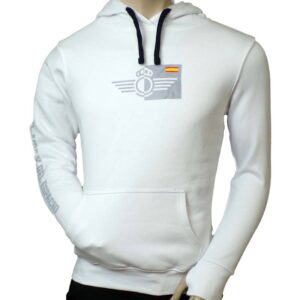 Sudadera mujer blanco con Rokiski del Ejército del Aire y del Espacio