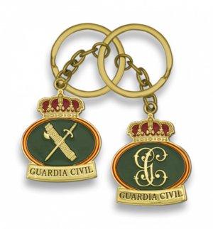 Llavero de la Guardia Civil impreso a dos caras