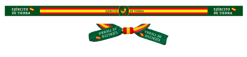 Pulsera de tela Ejército de Tierra con cierre pasador