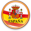 Imán redondo Cristal Escudo España