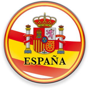 Imán redondo Cristal Escudo España