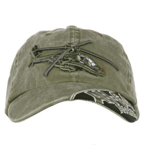 Gorra béisbol AH-64 Apache lavado a piedra