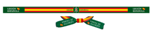 Pulsera de tela Legión con cierre pasador