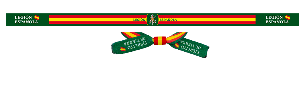 Pulsera de tela Legión con cierre pasador - Imagen 1
