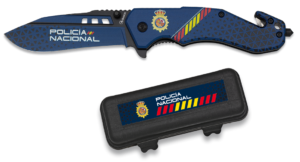 Navaja Policía Nacional con caja ABS
