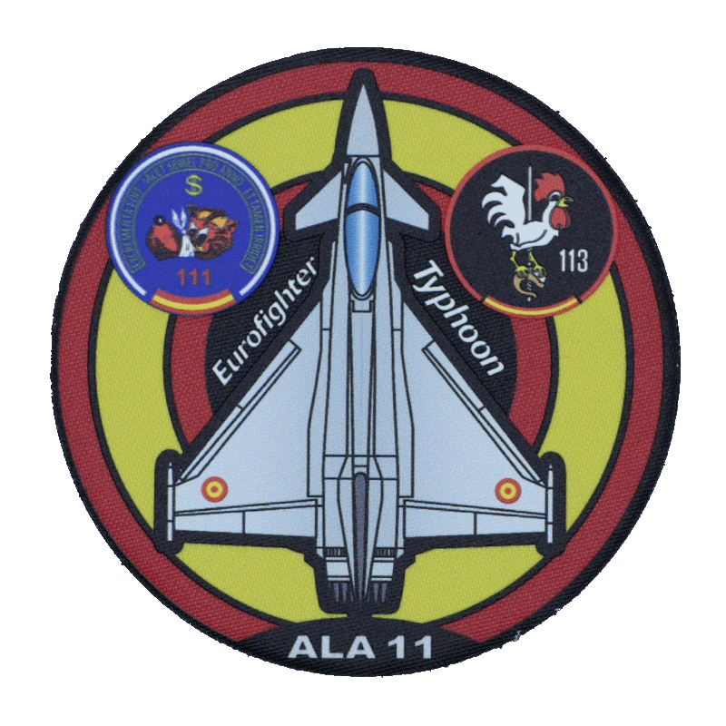 Parche Nylon 3D Ala 11 Eurofighter Typhoon - Imagen 1