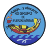 Parche Nylon 3D Grupo 43