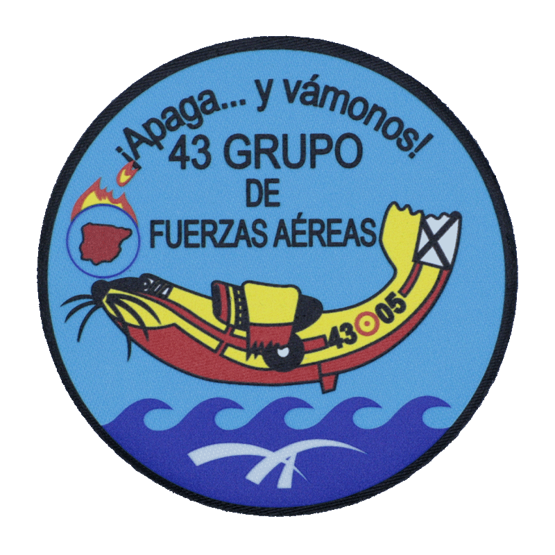 Parche Nylon 3D Grupo 43 - Imagen 1