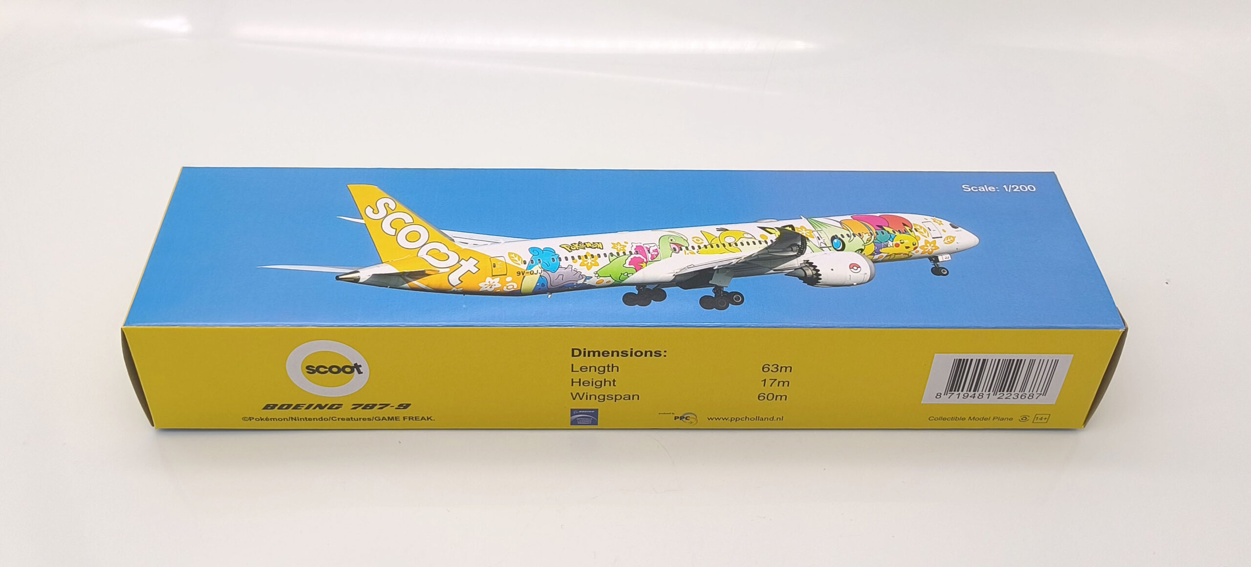 Maqueta Scoot Pokémon Boeing 787-9 / Scale: 1/200 - Image 3